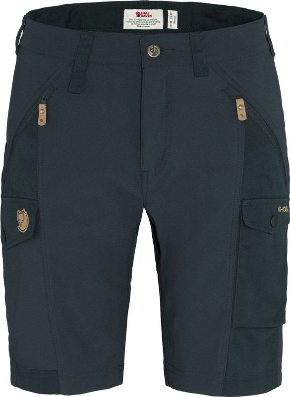Fjällräven Womens Nikka Shorts Curved Short (Dames |blauw)