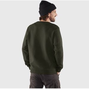 Fjällräven - Logo Trui - Sweatshirt - Zwart - Katoen