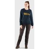 Fjällräven - Logo Sweater - Dames - Grijs - Katoen