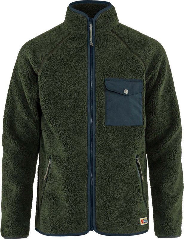 Fjallraven - Vardag Pile Fleece - Deep Forest - Katoen Mengsel
