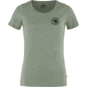 Fjällräven - 1960 Logo T-shirt - T-shirt - Patina Green Melange - 60% Biologisch Katoen