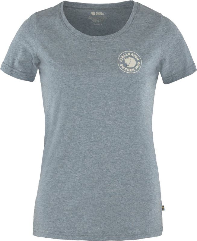 Fjallraven 1960 Logo T-shirt - Outdoorshirt - Dames - Blauw