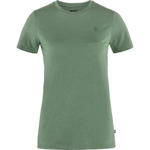 Fjällräven - Abisko Wool - T-Shirt - Dames - Zwart - Merinowol