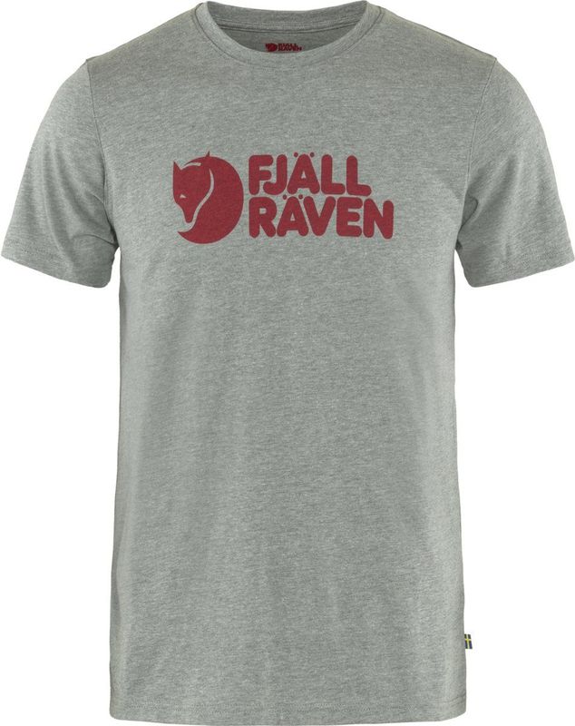 T-Shirt Fjallraven Men Logo Grey Melange