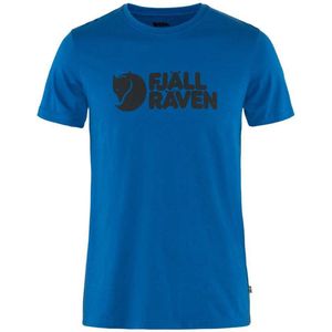Fjällräven - Alpine Blue Logo T-shirt - Blauw - Katoen