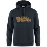 Fjallraven - Logo Hoodie - Pullover - Donkerblauw - 100% Biologisch Katoen