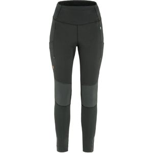 Legging Fjallraven Women Abisko Varm Trekking Tights Black-Iron Grey