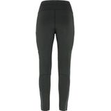 Fjällräven Abisko Värm Trekking Panty W Panty voor dames, Zwart/Grijs