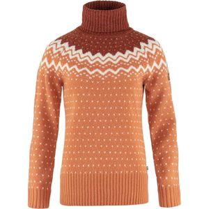 Fjällräven - Övik Knit Roller Neck - Coltrui - Desert Brown Autumn Leaf - 100% Wol