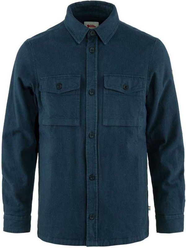 Fjällräven - Övik Lite Padded Shirt - Overhemd - Dark Navy - Katoen