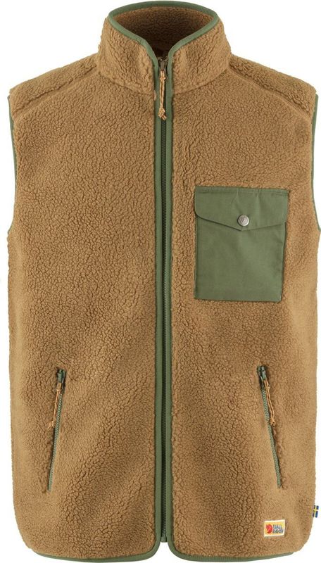 Fjall Raven - Vardag Pile Fleece - Bodywarmer - Bruin