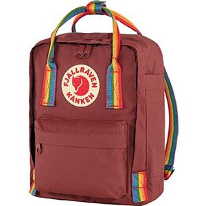 FJÄLLRÄVEN Kånken Rainbow rugzak, uniseks, Ox rood-regenboogpatroon, Taglia unica, Sportief