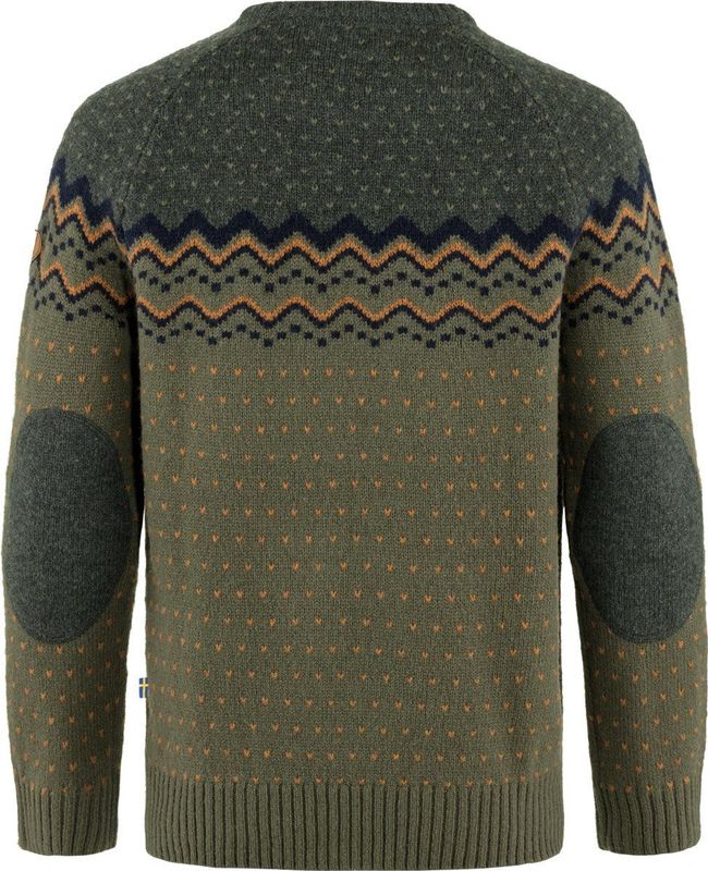 Fjallraven - Övik Knit - Sweatshirt - Groen - Wolmix