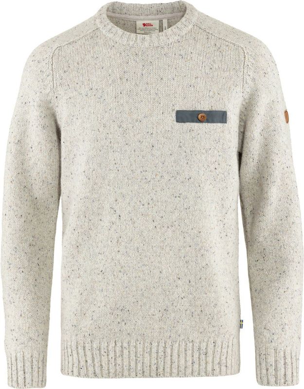 Fjällräven - Lada Round-neck Sweater - Chalk White - Trui