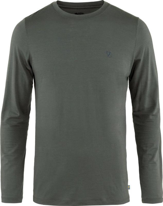 Sportkleding - Longsleeve - Gebreid - Merinowol en Polyester - Losse Pasvorm