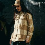 FJALLRAVEN - Canada Shirt - Blouse - Buckwheat brown/Light beige - G-1000® Eco
