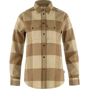 FJALLRAVEN - Canada Shirt - Dames - Blouse - Buckwheat brown Light beige