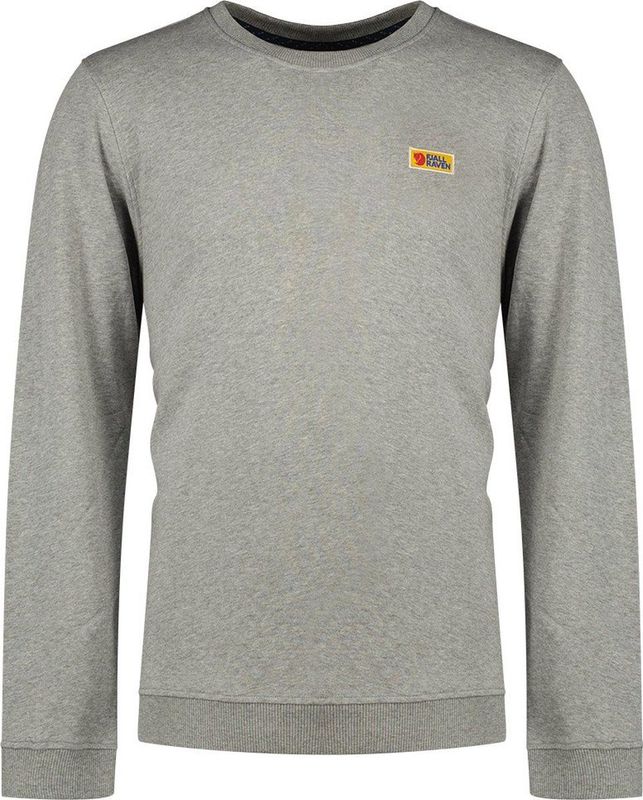 FJALLRAVEN Vardag Sweater - Herentrui - Grijs Melange - Katoenmix