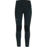 Fjällräven - Abisko Trekking Leggings - Trekkinglegging - Donkergrijs - Gerecycled Polyester