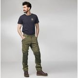 Fjallraven - Greenland Trail Trousers - Groen - Katoen