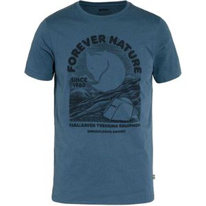 Fjällräven - Equipment T-shirt - Korte Mouwen - Groen - Biologisch Katoen en Gerecycled Polyester