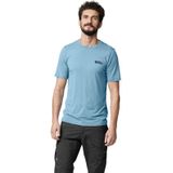 FJALLRAVEN Abisko Wool Logo SS M T-shirt met korte mouwen voor heren