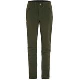 Fjällräven - Women Abisko Trail Stretch Regular - Broek - Deep Forest - Gerecycled Polyamide