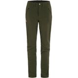 Fjällräven - Women Abisko Trail Stretch Regular - Broek - Deep Forest - Gerecycled Polyamide