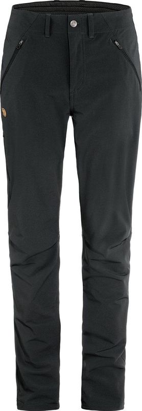Fjällräven - Women Abisko Trail Stretch Regular - Broek - Zwart