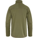 Fjällräven - Abisko Lite Fleece Half Zip - Trui - Groen - 100% Gerecycled Polyester