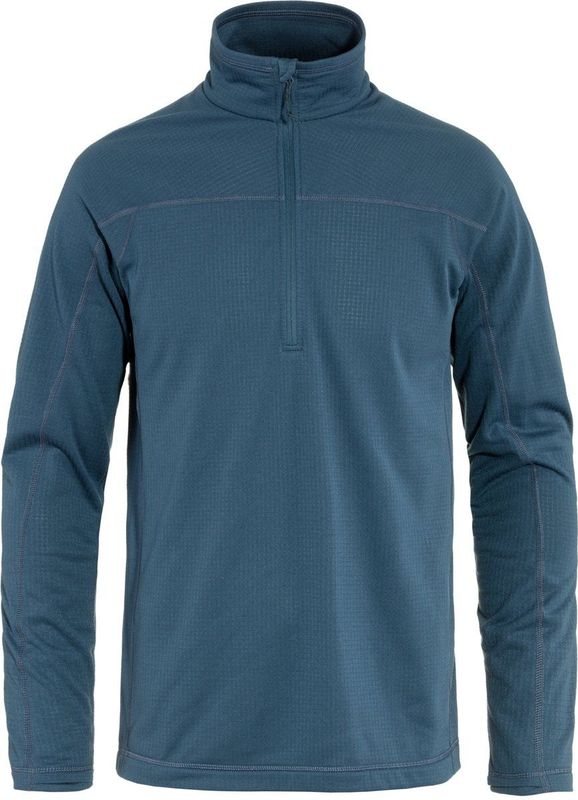 Fjällräven - Abisko Lite Fleece Half Zip - Trui - Indigo Blue