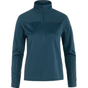Fjällräven - Abisko Lite Fleece Half Zip - Trui - Dark Navy - 100% Gerecycled Polyester