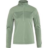 Fjällräven - Abisko Lite Fleece Half Zip - Trui - Misty Green - 100% Gerecycled Polyester