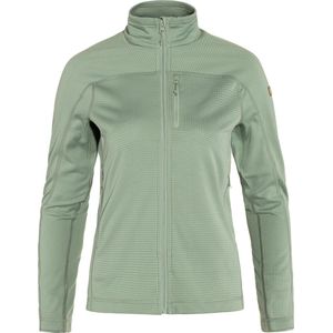 Fjall Raven - Dames wandel- en bergkleding - Abisko Lite Fleece Jacket W Misty Green voor Dames - Maat S - Groen