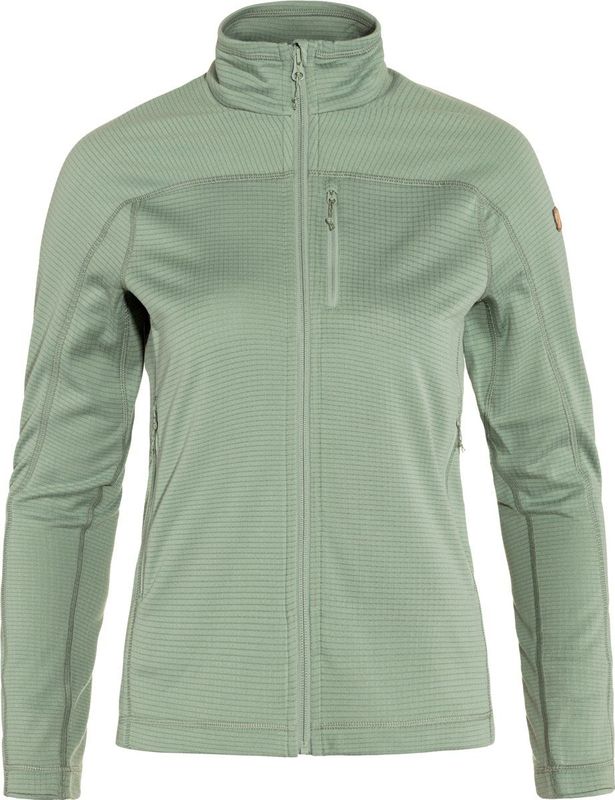 Fjällräven - Abisko Lite Fleece - Fleecejack - Lichtgrijs - Gerecycled Polyester