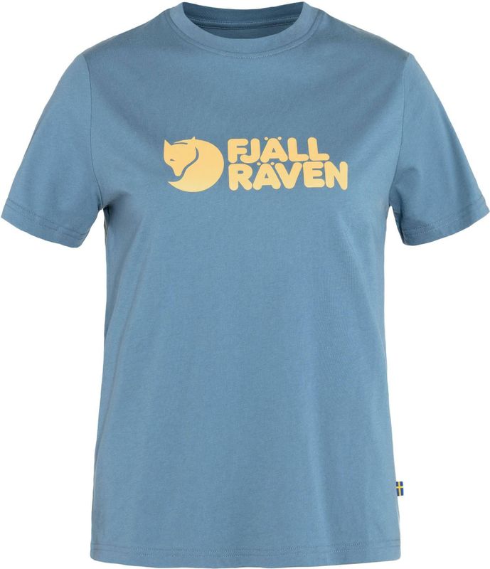 Fjallraven T-Shirt Dames Logo Tee - Dawn Blue