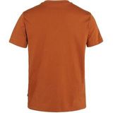 Fjallraven - Logo Tee - T-Shirt - Terracotta Brown - Polyester