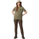 FJALLRAVEN - Fox Boxy Logo Tee W - T-shirt - Groen - Korte Mouwen