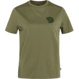 FJALLRAVEN - Fox Boxy Logo Tee W - T-shirt - Groen - Korte Mouwen