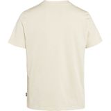 FJALLRAVEN Fox boxy logo t-shirt w chalk wht