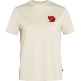 FJALLRAVEN Fox boxy logo t-shirt w chalk wht