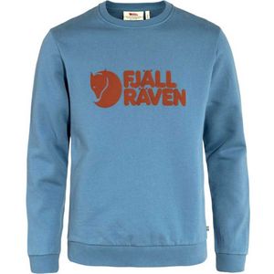 Fjällräven - Logo Trui - Sweatshirt - Blauw - Biologisch Katoen