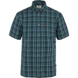 Fjallraven - Övik Lite Shirt SS - Outdoorblouse - Blauw - Heren