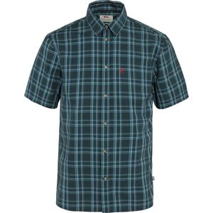 Fjallraven - Övik Lite Shirt SS - Outdoorblouse - Blauw - Heren