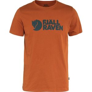 FJALLRAVEN logo T-shirt M Terracotta brown