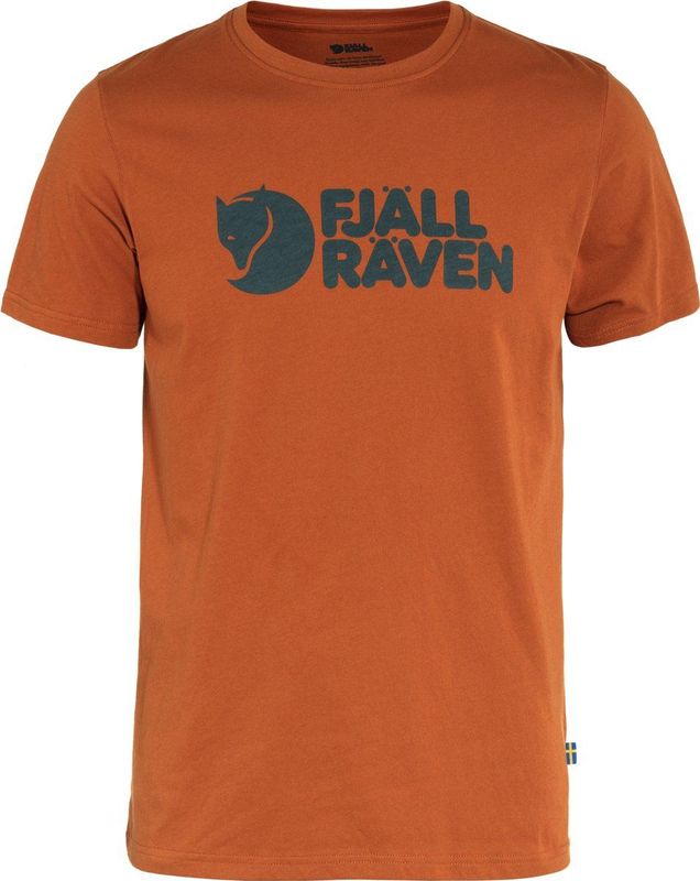 T-Shirt Fjallraven Men Fjallraven Logo T-shirt Terracotta Brown