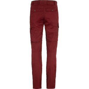 FJALLRAVEN - Karla Pro Zip-off - Wandelbroek - Bordeaux Rood