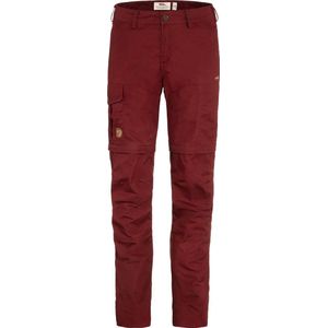 FJALLRAVEN - Karla Pro Zip-off - Wandelbroek - Bordeaux Rood