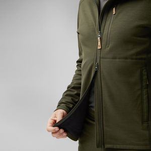 Vest Fjällräven Men Keb Fleece Hoodie Deep Forest
