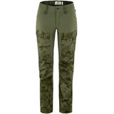 Fjällräven - Keb Curved Pants - Groen Camo - Wandelbroeken